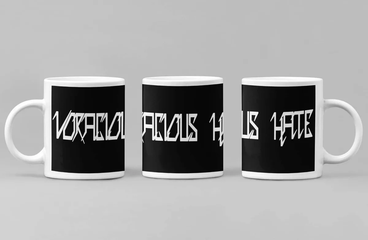 Voracious Hate Coffee Mug, Voracious Hate Logo Coffee Mug
