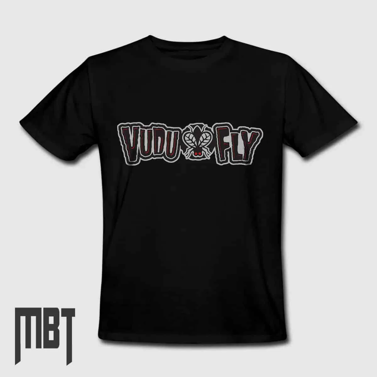 Vudu Fly T-Shirt, Vudu Fly Band Logo T-Shirt, Hard Rock, Rock Merch