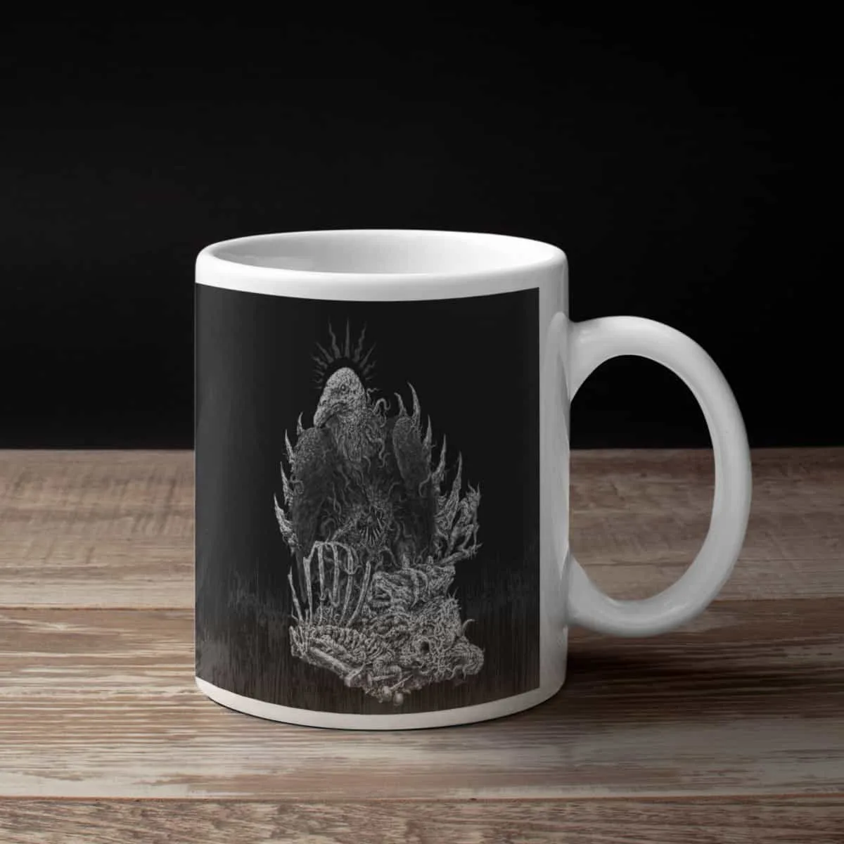 Vulturine Coffee Mug, Vulturine Tentáculos Da Aberração Coffee Mug