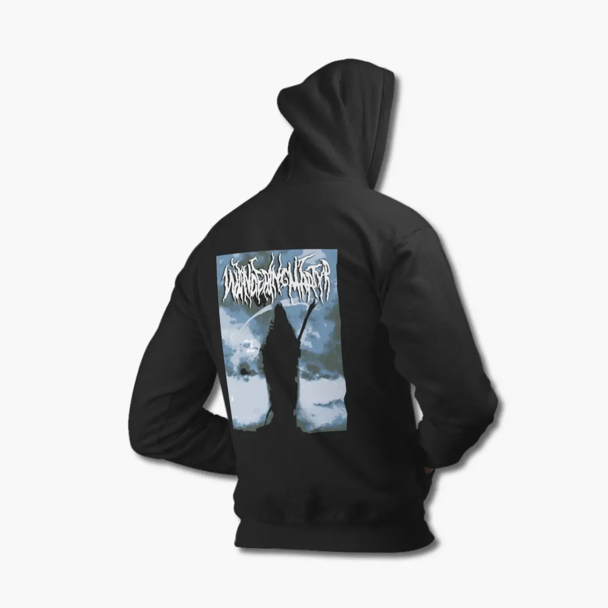 Wandering Martyr Hoodie, Wandering Martyr Artwork Black Sweatshirt