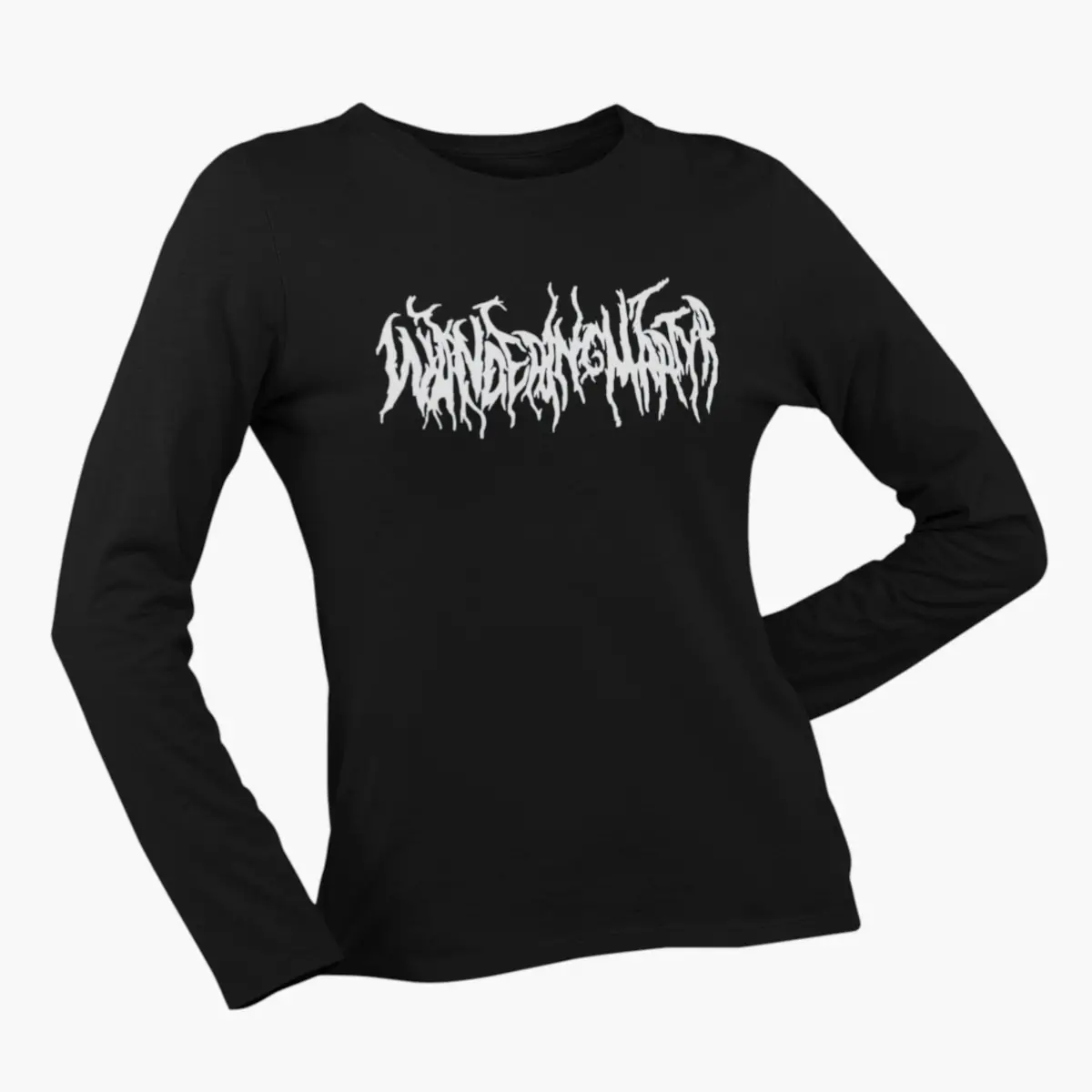 Wandering Martyr Long Sleeve, Wandering Martyr Logo Black Longsleeve