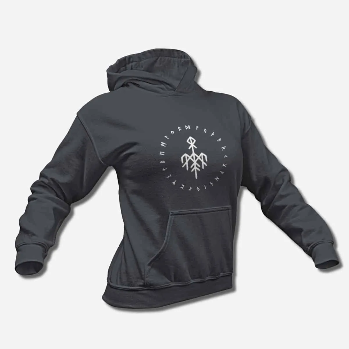Wardruna Band Hoodie, Wardruna Logo Symbol Hooded Sweatshirt, Folk Metal, Ambient Metal Merchandise