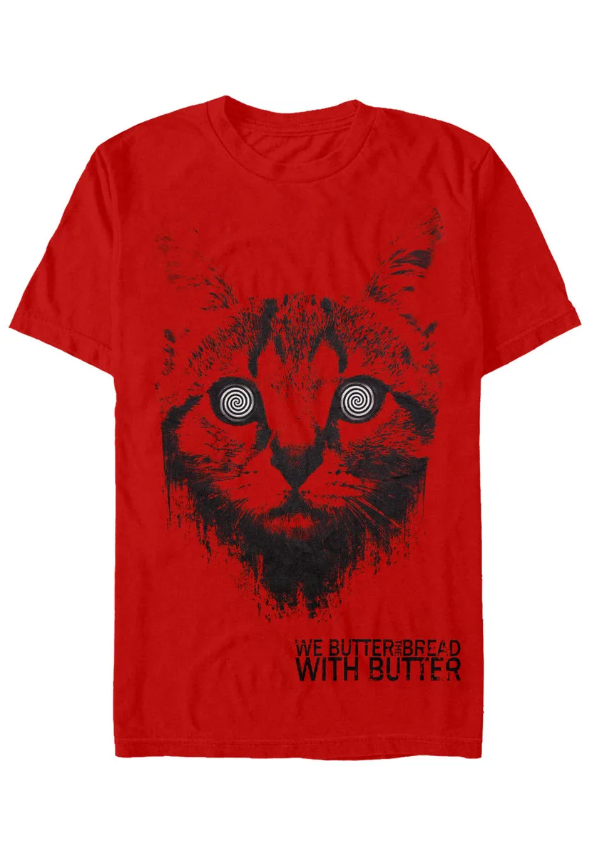 We Butter The Bread With Butter Katze Red T-Shirt