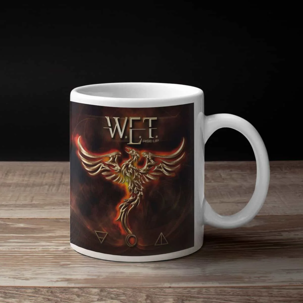 W.E.T. Coffee Mug, W.E.T. Rise Up Coffee Mug
