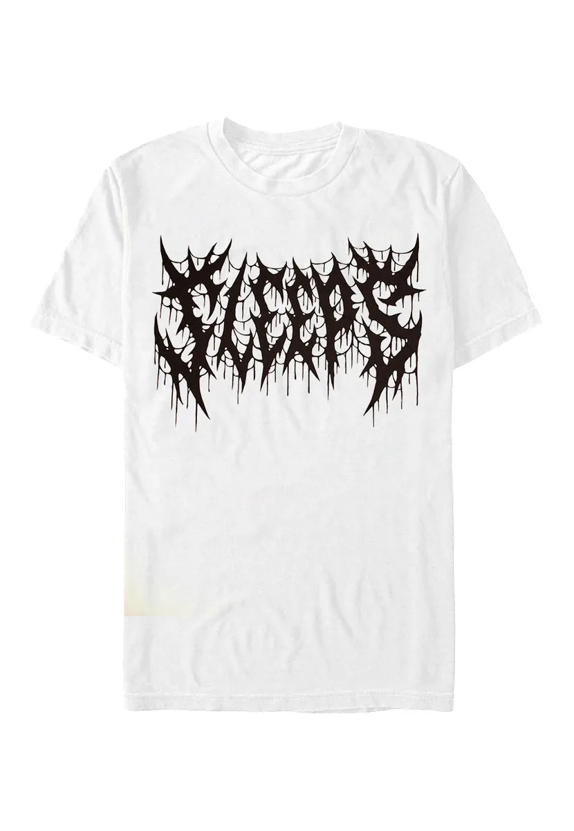 While She Sleeps Web White T-Shirt