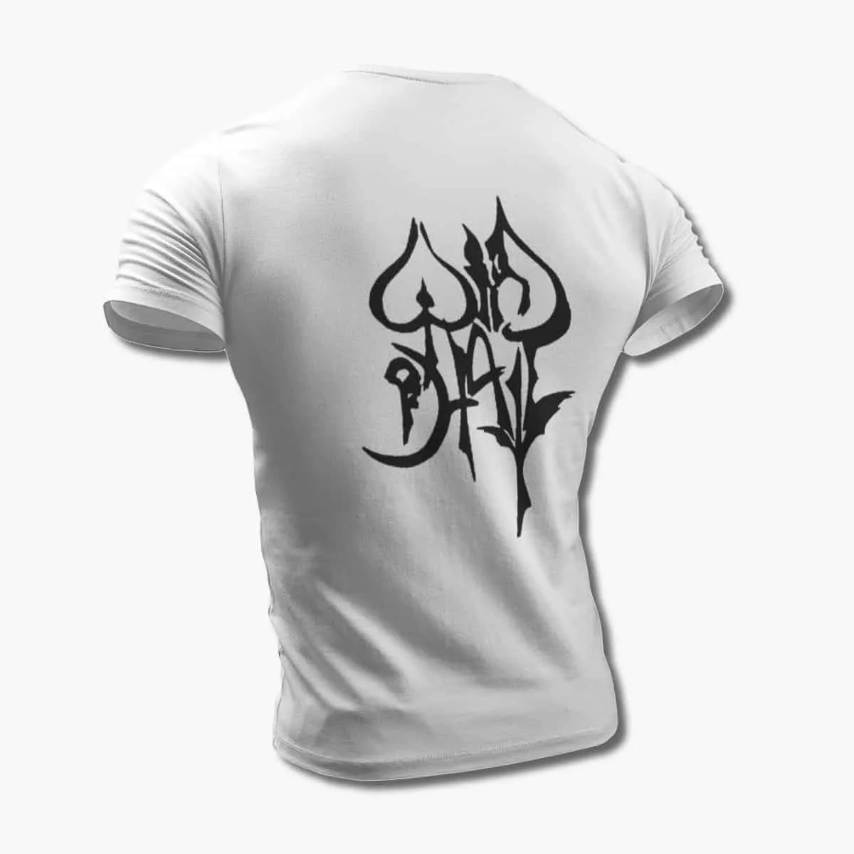 Wind of Hate T-Shirt, Wind of Hate Logo White T-Shirt, Progressive Heavy Metal Merchandise