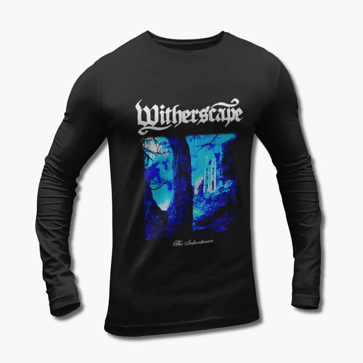 Witherscape Long Sleeve T-Shirt, Witherscape The Inheritance Black Longsleeve T-Shirt, Melodic Death Metal Merchandise