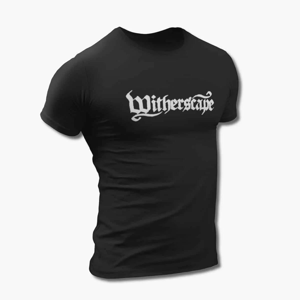 Witherscape T-Shirt, Witherscape Logo Black T-Shirt, Melodic Death Metal Merchandise