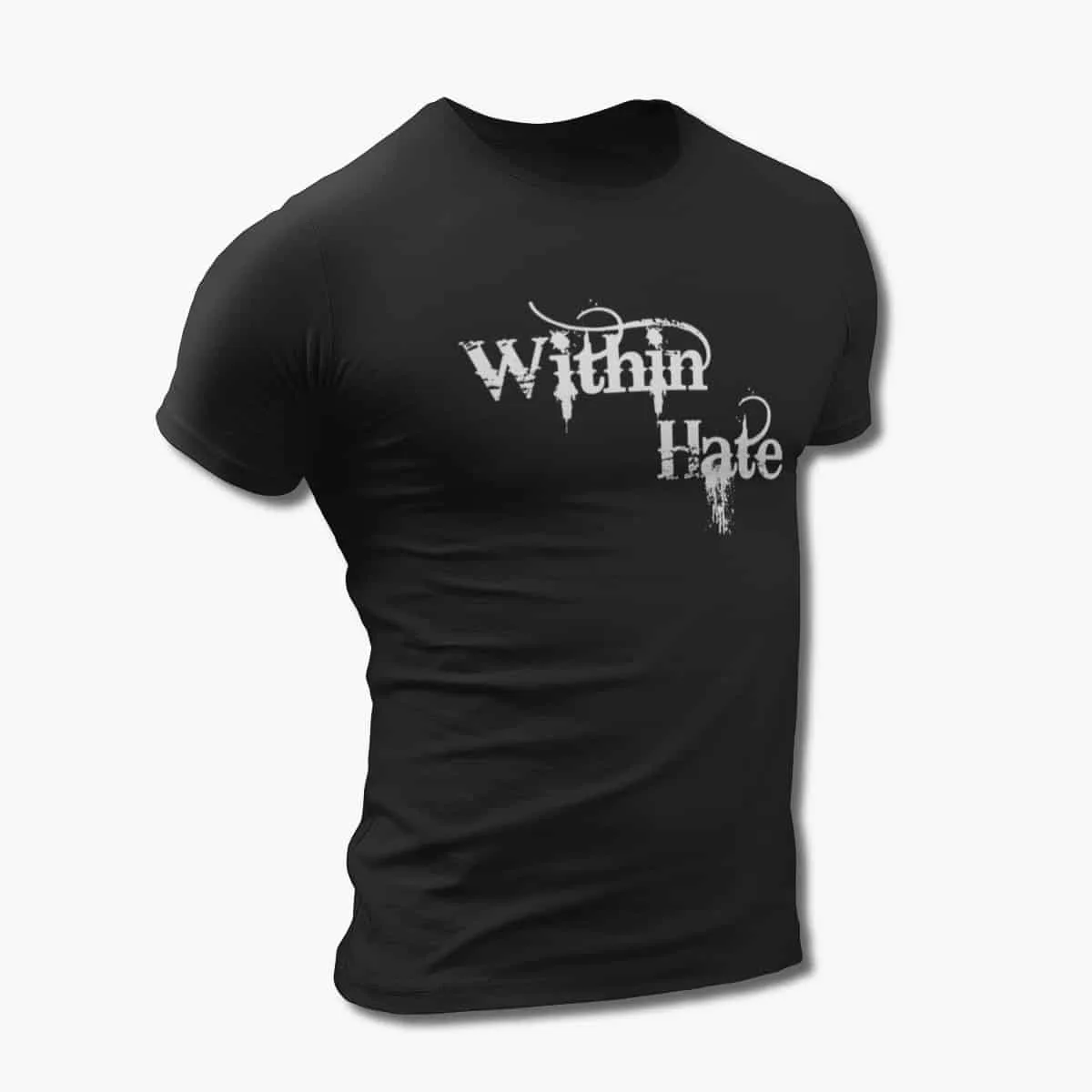 Within Hate T-Shirt, Within Hate Logo Black T-Shirt, Heavy Metal Merchandise