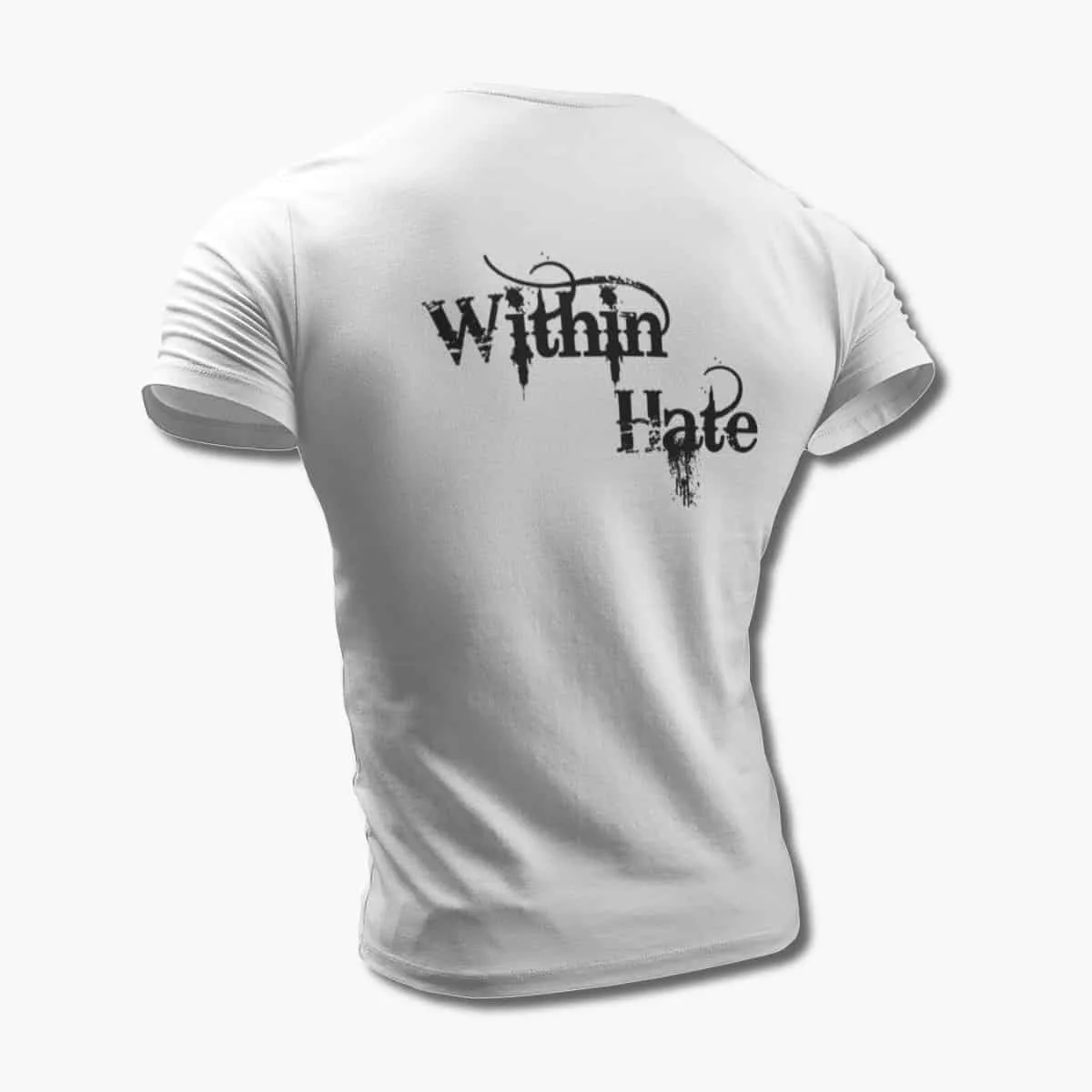 Within Hate T-Shirt, Within Hate Logo White T-Shirt, Heavy Metal Merchandise