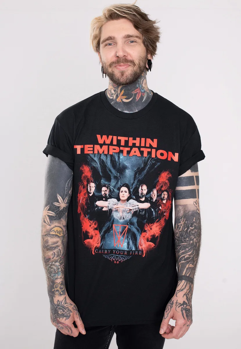 Within Temptation Carry Fire Tour 2022 T-Shirt