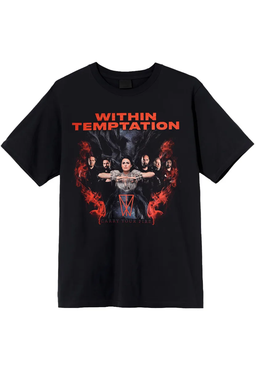 Within Temptation Carry Fire Tour 2022 T-Shirt