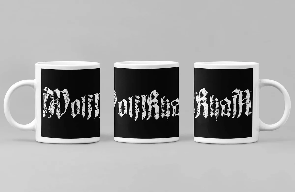 Wolfkhan Coffee Mug, Wolfkhan Logo Coffee Mug