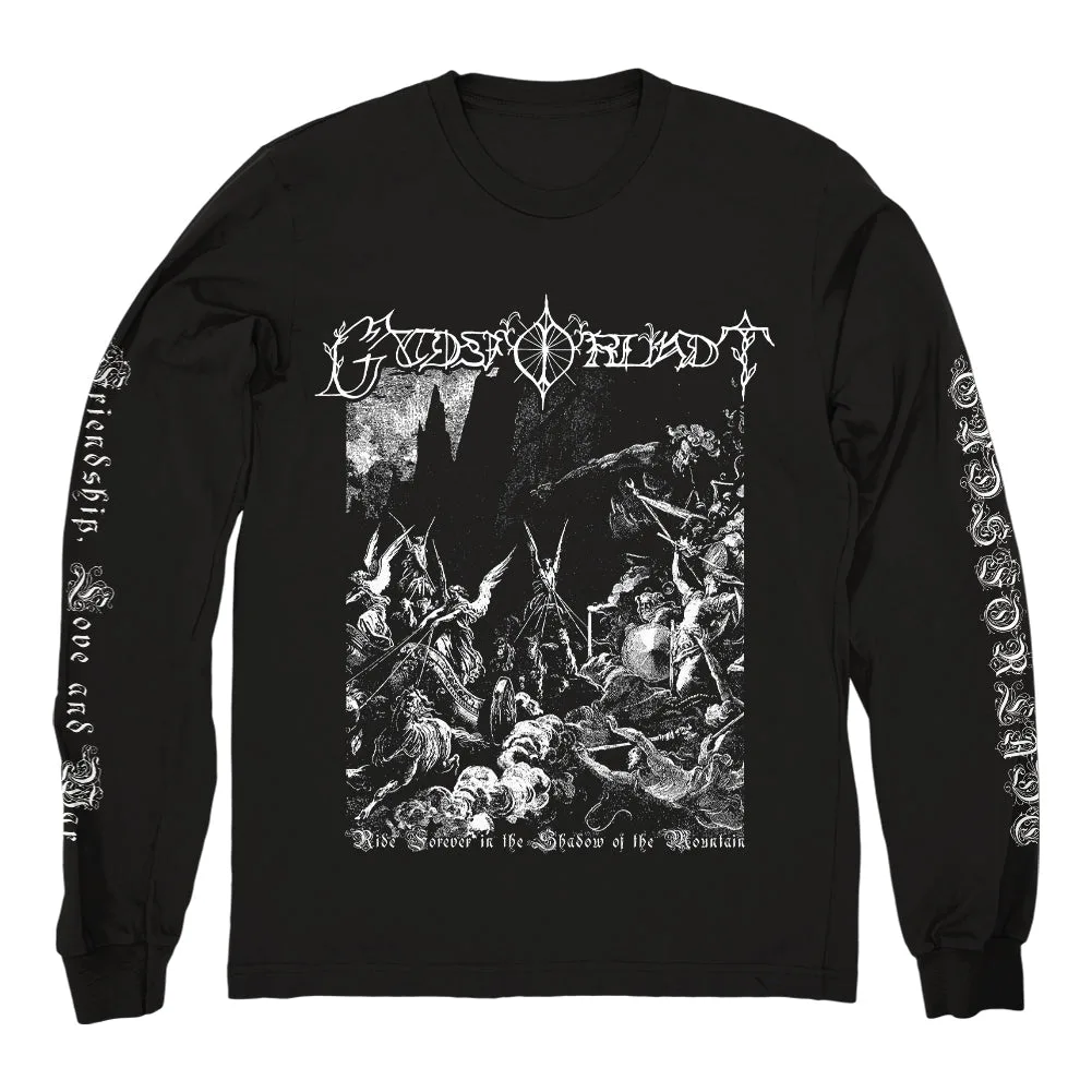 WOLVES OF HADES RECORDS GUDSFORLADT "Ride Forever In The Shadow Of The Mountain" Longsleeve Long Sleeve