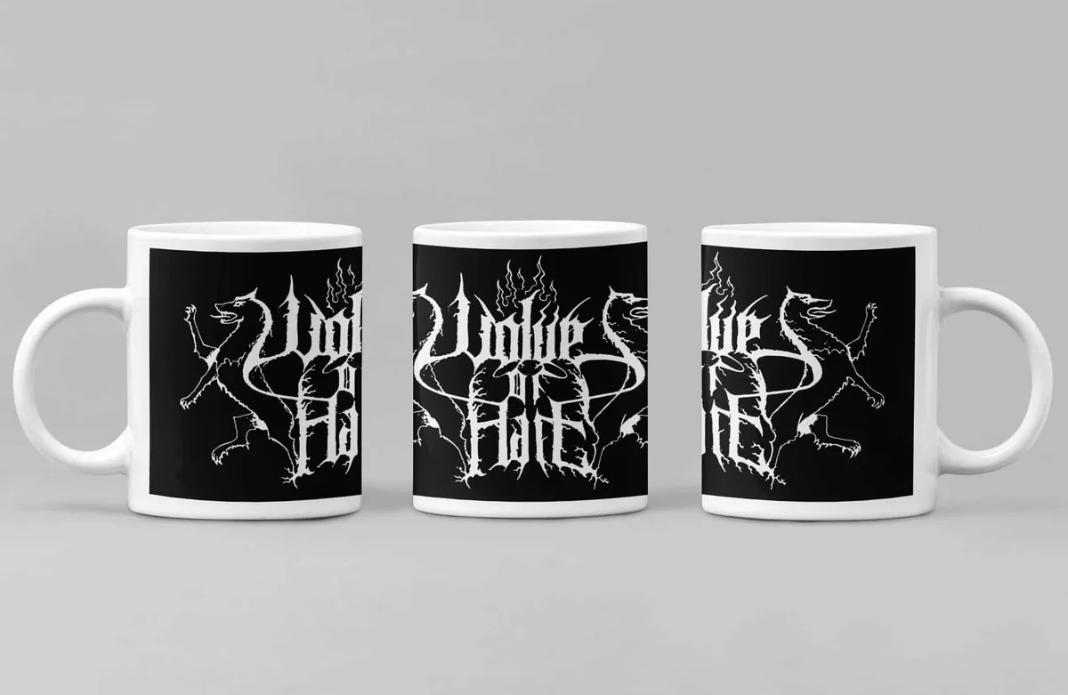 Wolves of Hate Coffee Mug, Wolves of Hate Logo Coffee Mug