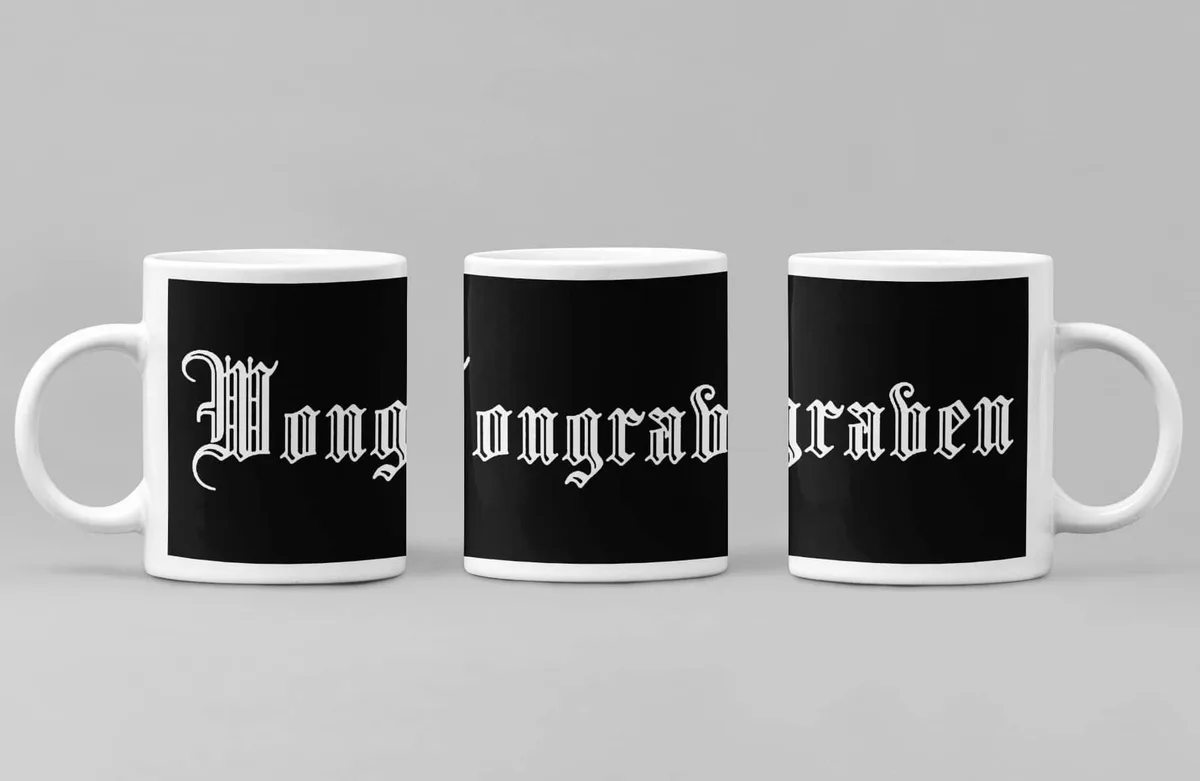 Wongraven Coffee Mug, Wongraven Logo Coffee Mug