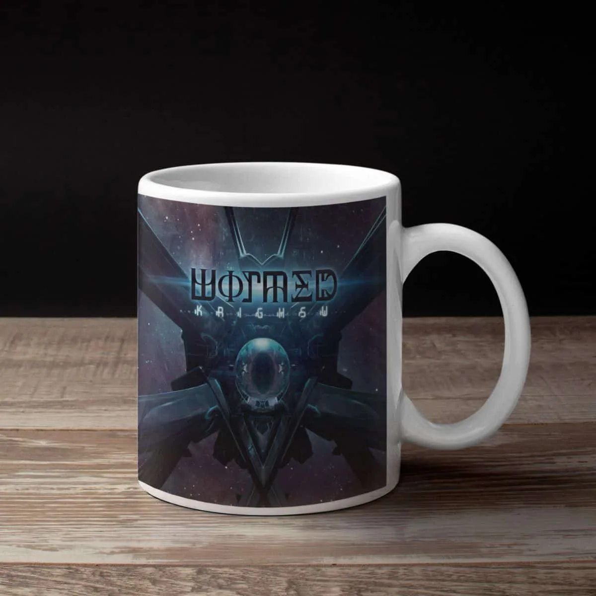 Wormed Band Coffee Mug, Wormed Krighsu Mug