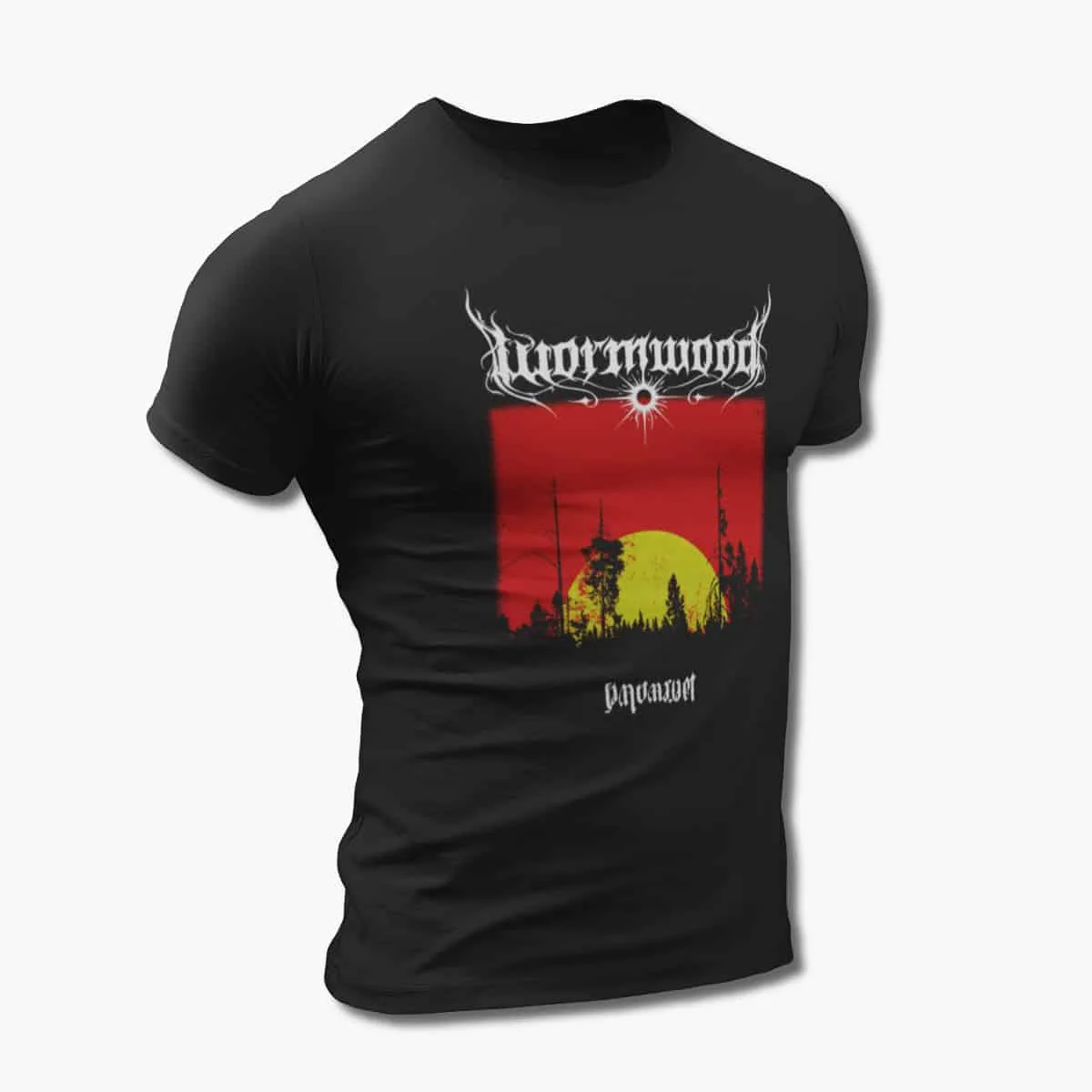 Wormwood T-Shirt, Wormwood Nattarvet Black T-Shirt, Melodic Black Metal Merchandise
