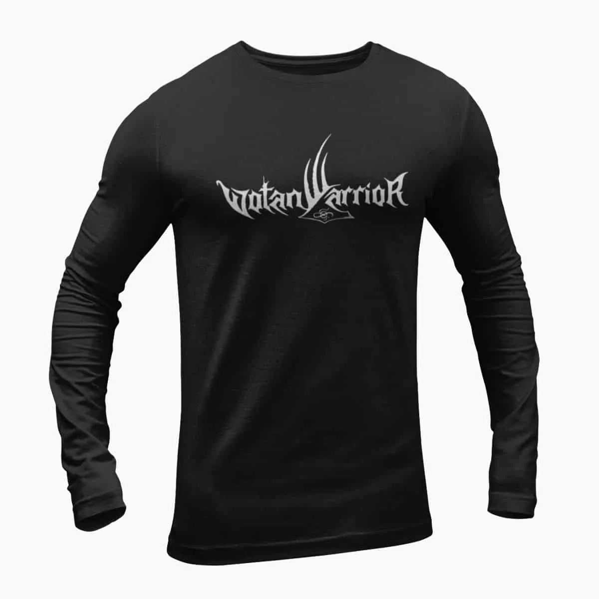 Wotan Warrior Band Long Sleeve T-Shirt, Wotan Warrior Logo Longsleeve T-Shirt, Pagan Black Metal Merchandise