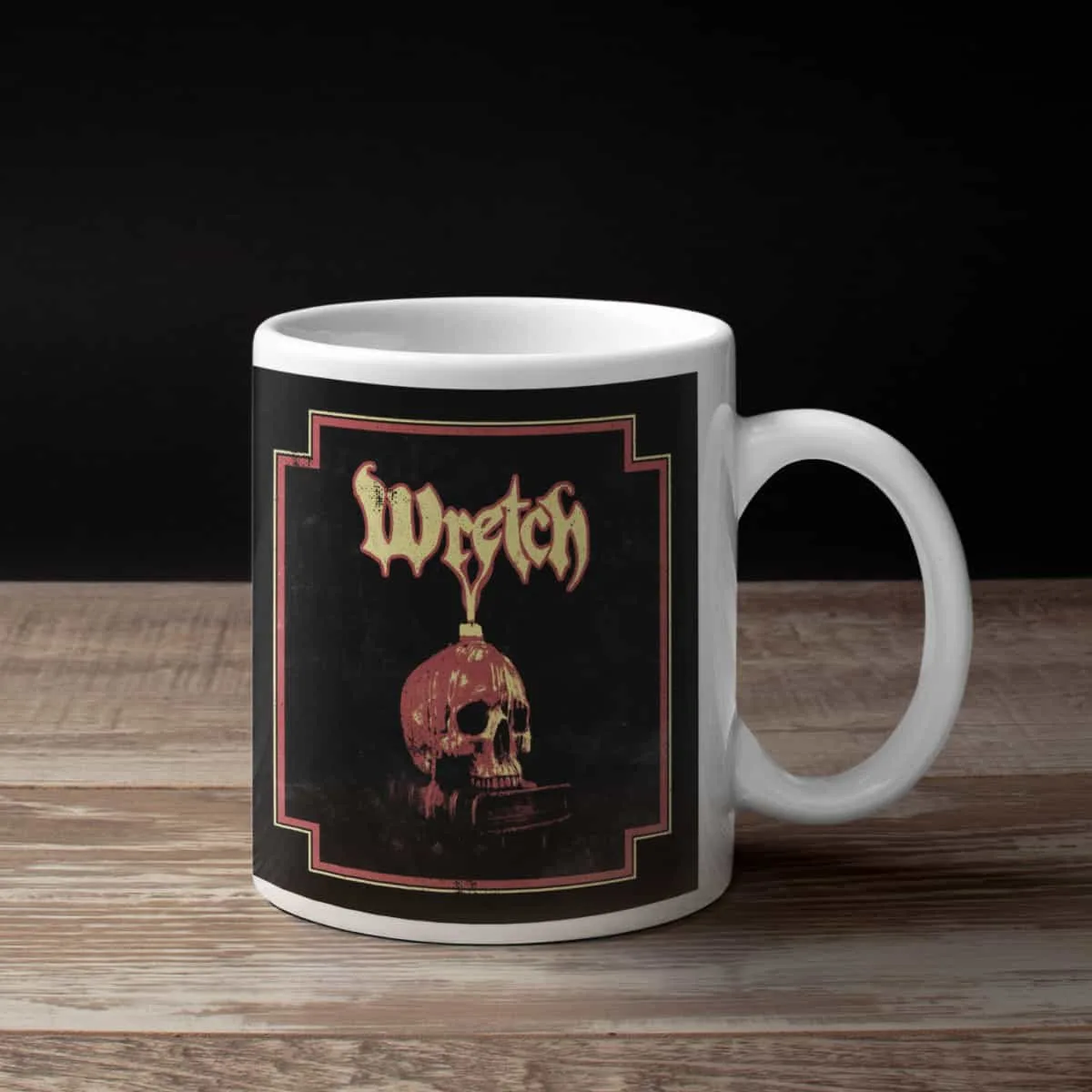 Wretch Coffee Mug, Wretch Artwork Coffee Mug