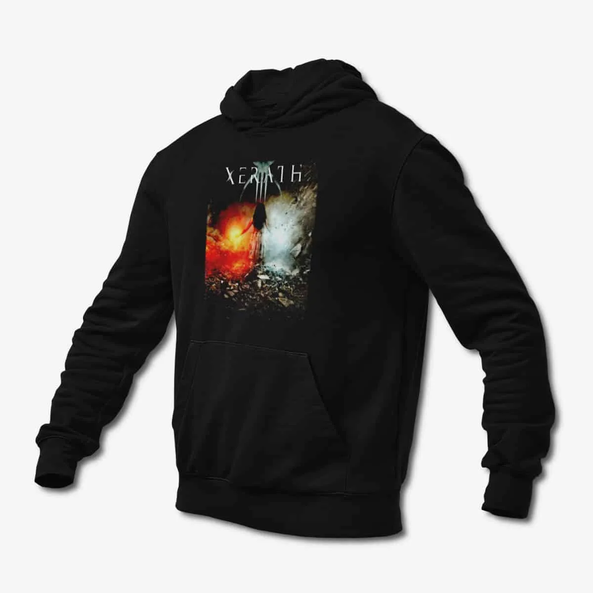 Xerath Hoodie, Xerath III Black Hoodie, Symphonic Groove Metal Merchandise