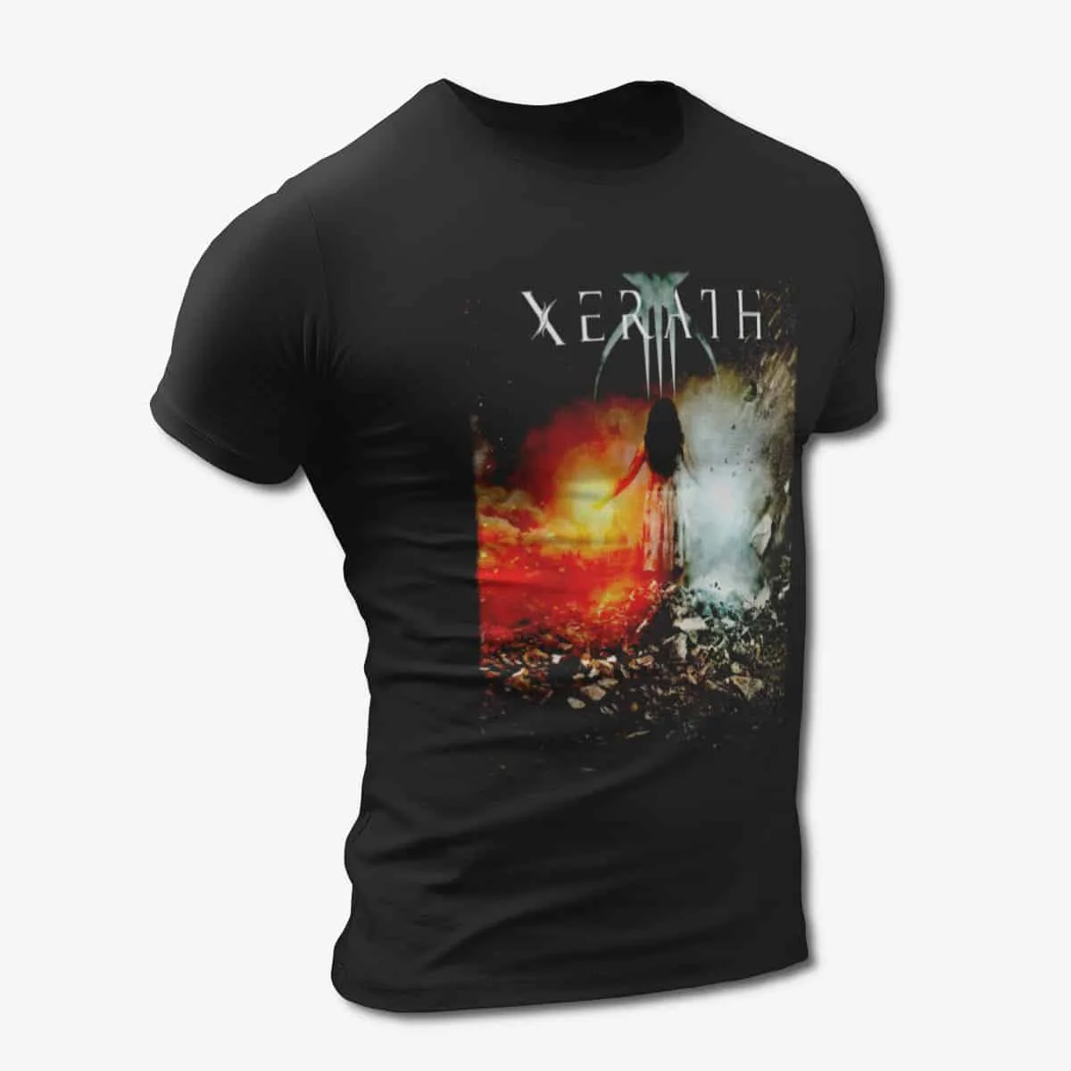 Xerath T-Shirt, Xerath III Black T-Shirt, Symphonic Groove Metal Merchandise