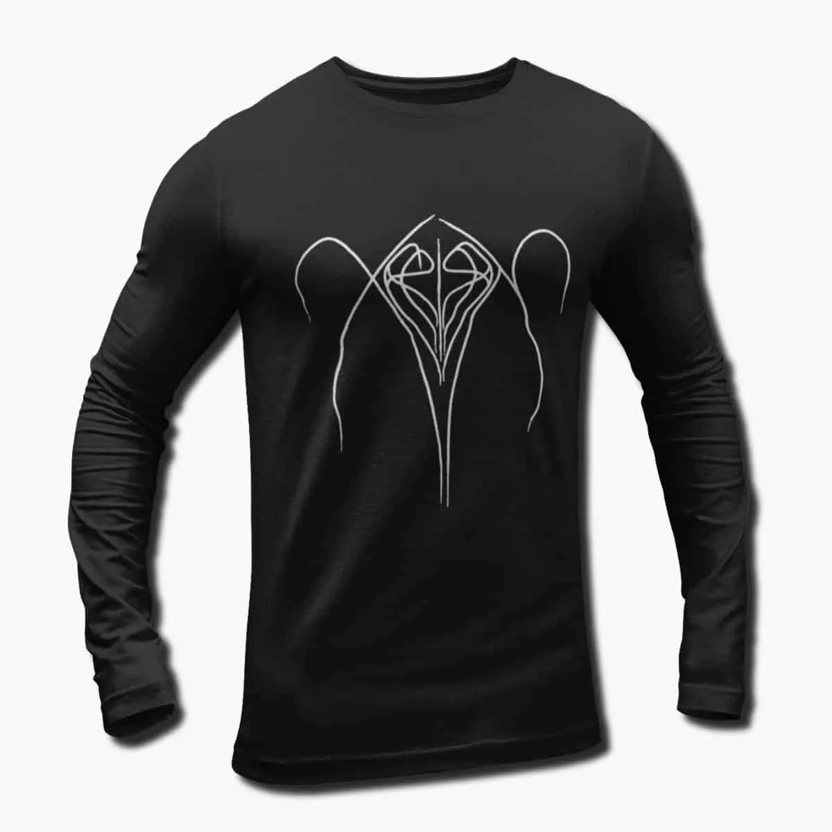 Xerion Band Long Sleeve T-Shirt, Xerión Logo Longsleeve T-Shirt, Pagan Black, Black Metal Merchandise