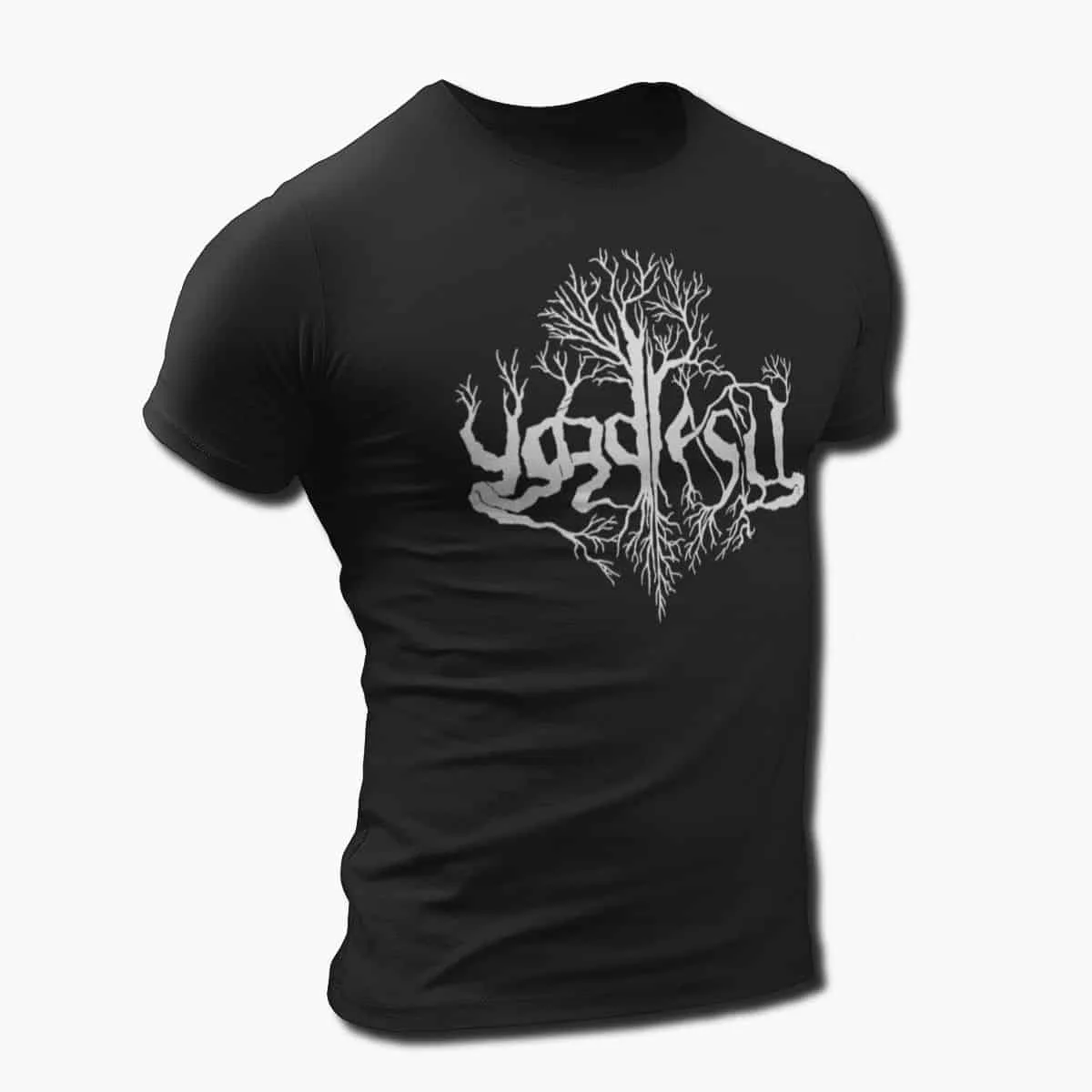 Yggdrasil Band T-Shirt, Yggdrasil Logo T-Shirt, Folk Metal, Pagan Black Metal Merchandise