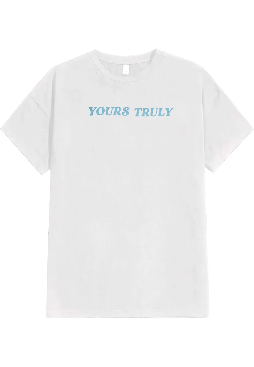 Yours Truly YT Logo White T-Shirt