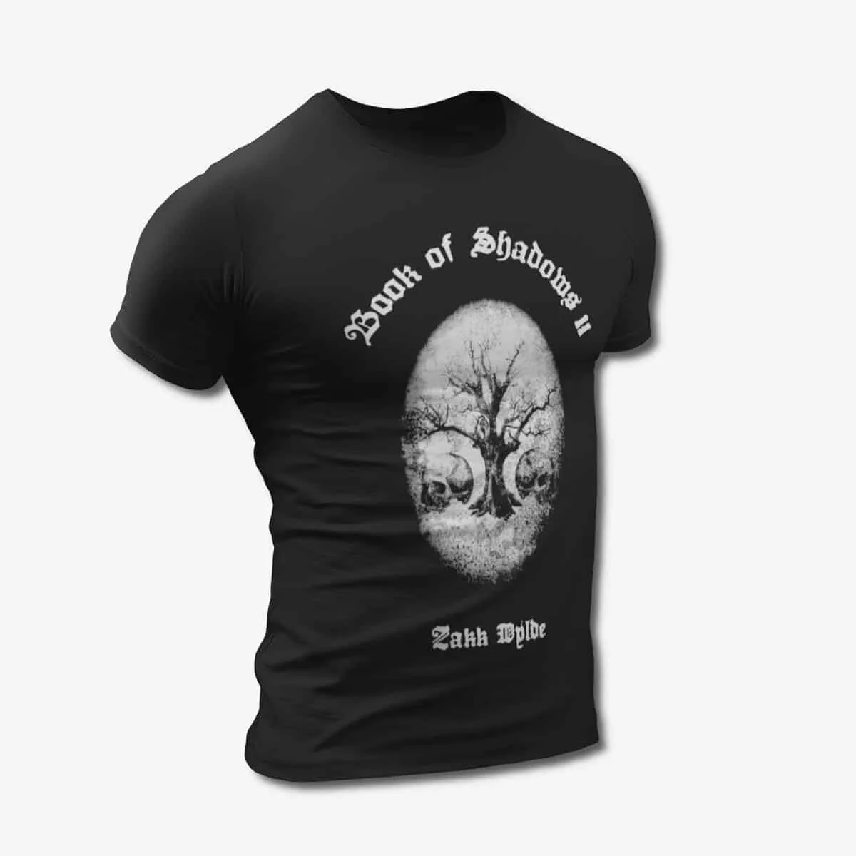 Zakk Wylde T-Shirt, Zakk Wylde Book of Shadows II Black T-Shirt, Southern Rock Merchandise