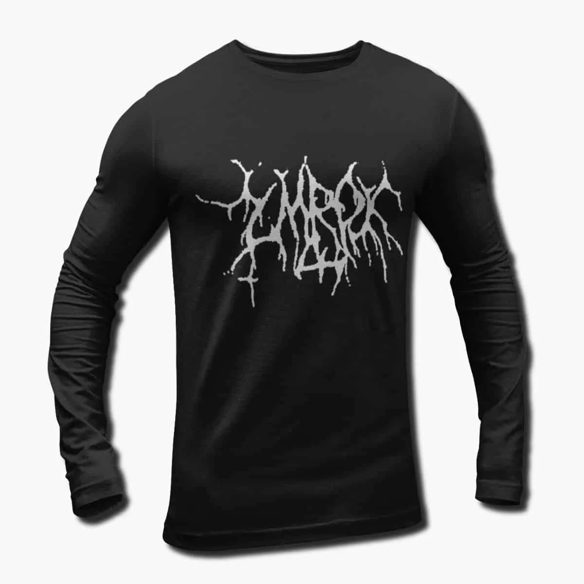 Zmrok Band Long Sleeve T-Shirt, Zmrok Logo Longsleeve T-Shirt, Pagan Black Metal Merchandise
